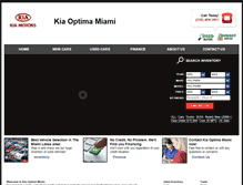 Tablet Screenshot of kiaoptimamiami.com